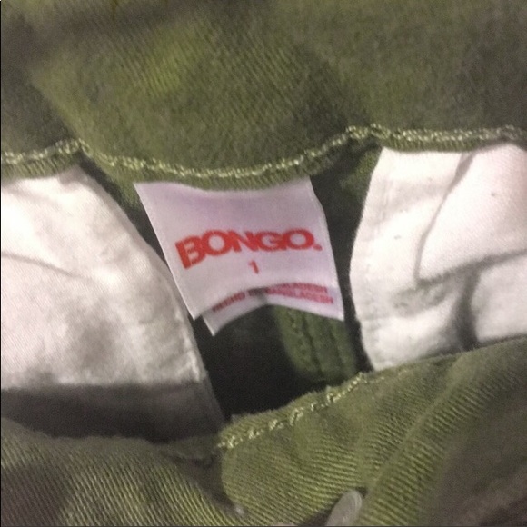 Bongo Green Skinny Pants Size 1 - Picture 9 of 10